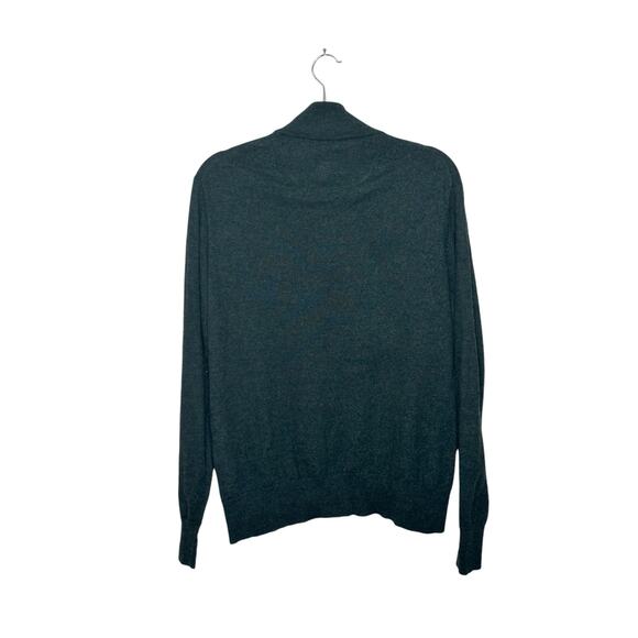 Orvis dark green 1/4 zip neck pullover sweater size Small - Picture 8 of 11
